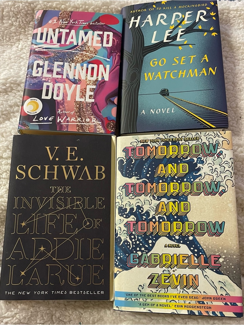 Set of four novels books 3 hardcovers one paperback